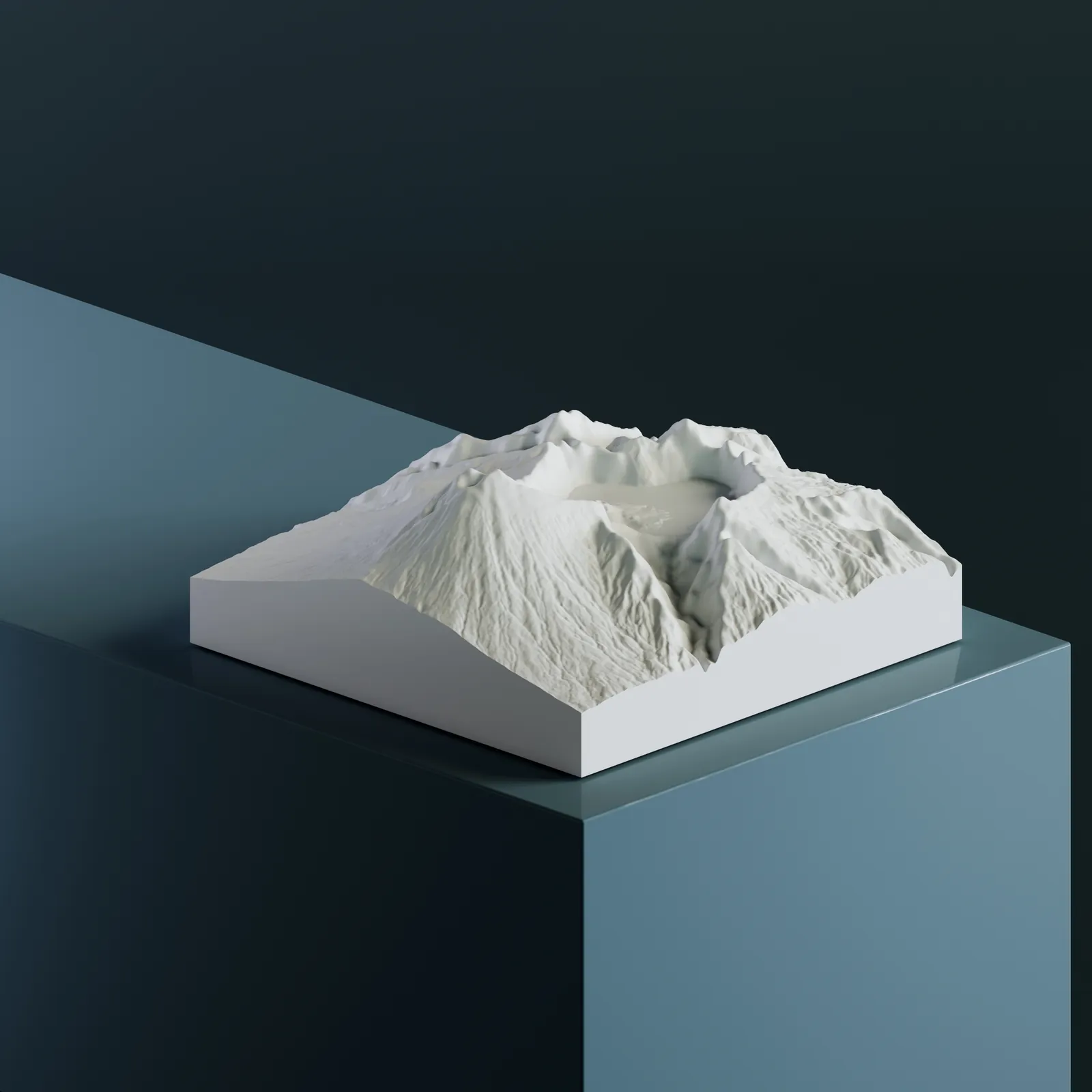 3D-модель Ринджани — Индонезия, Ломбок