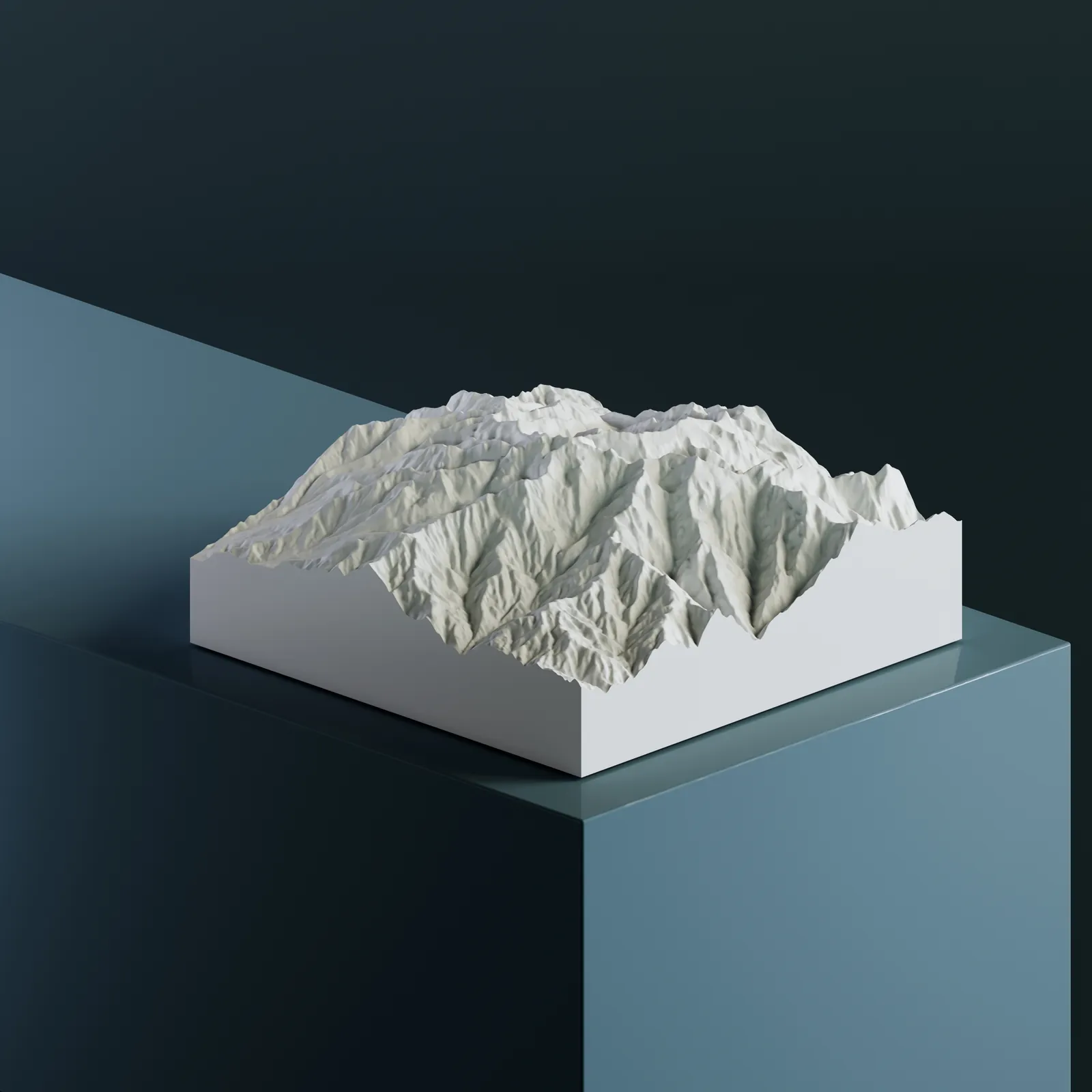 3D-модель Вильгельм — Папуа — Новая Гвинея