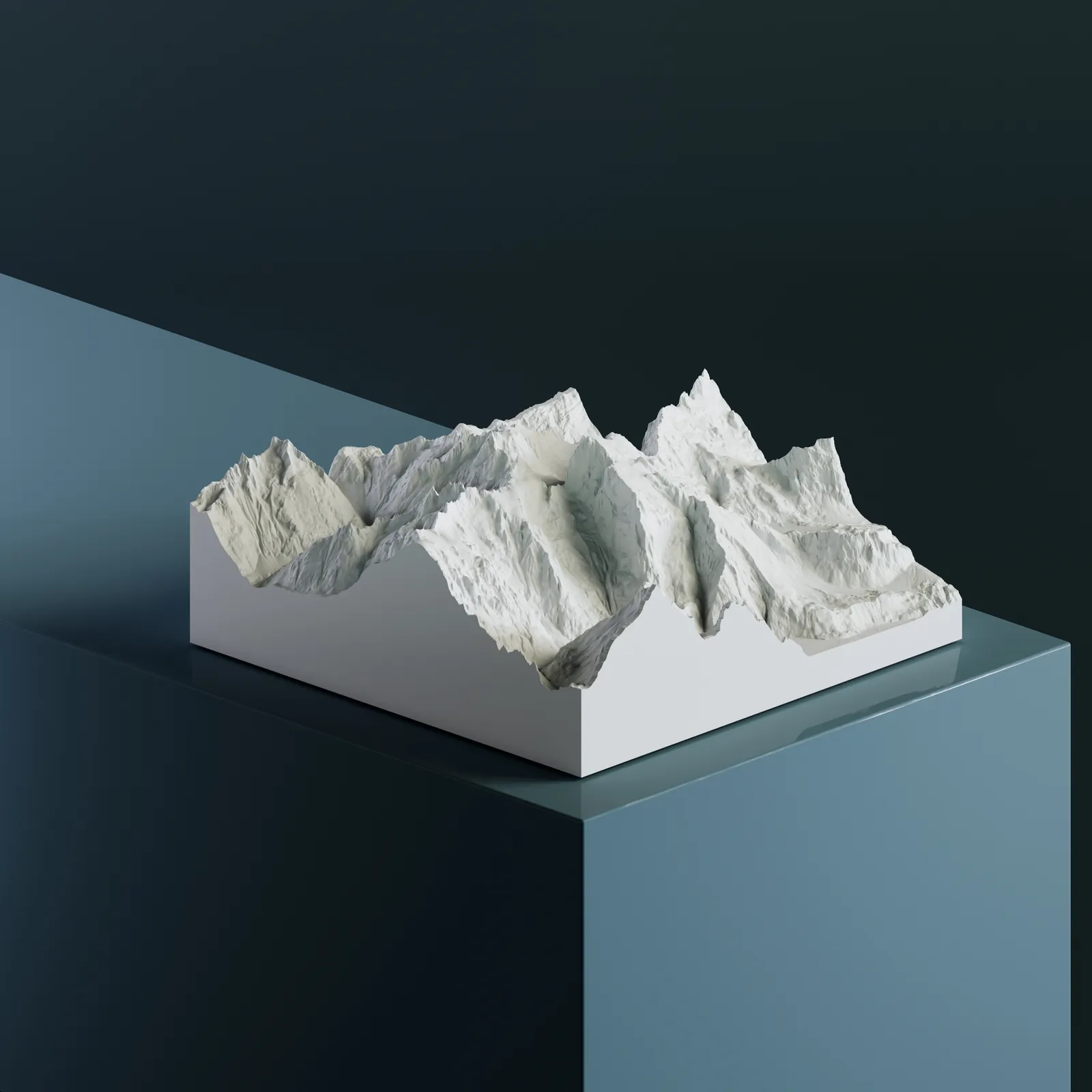 3D-модель Титлис — Швейцария