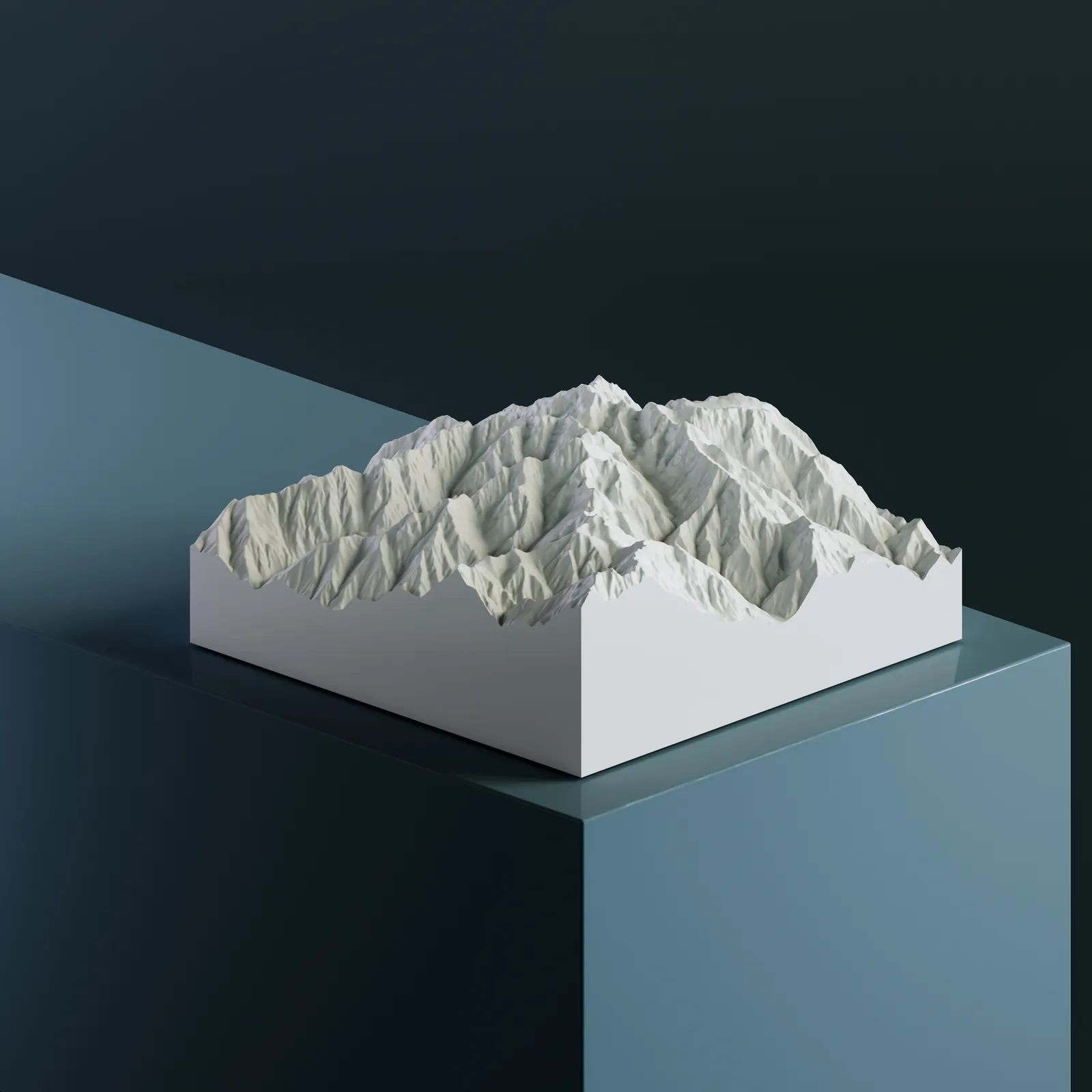 3D-модель Тубкаль — Марокко