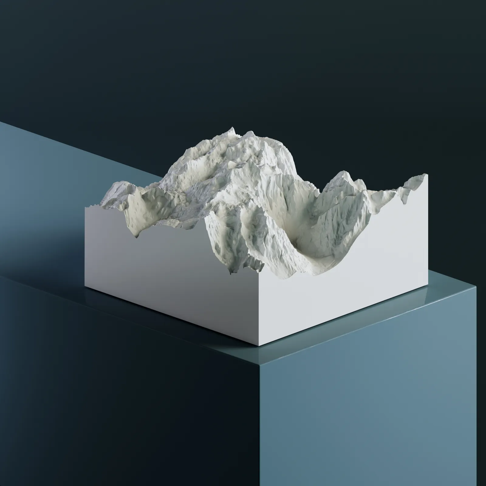3D-модель Триглав — Словения