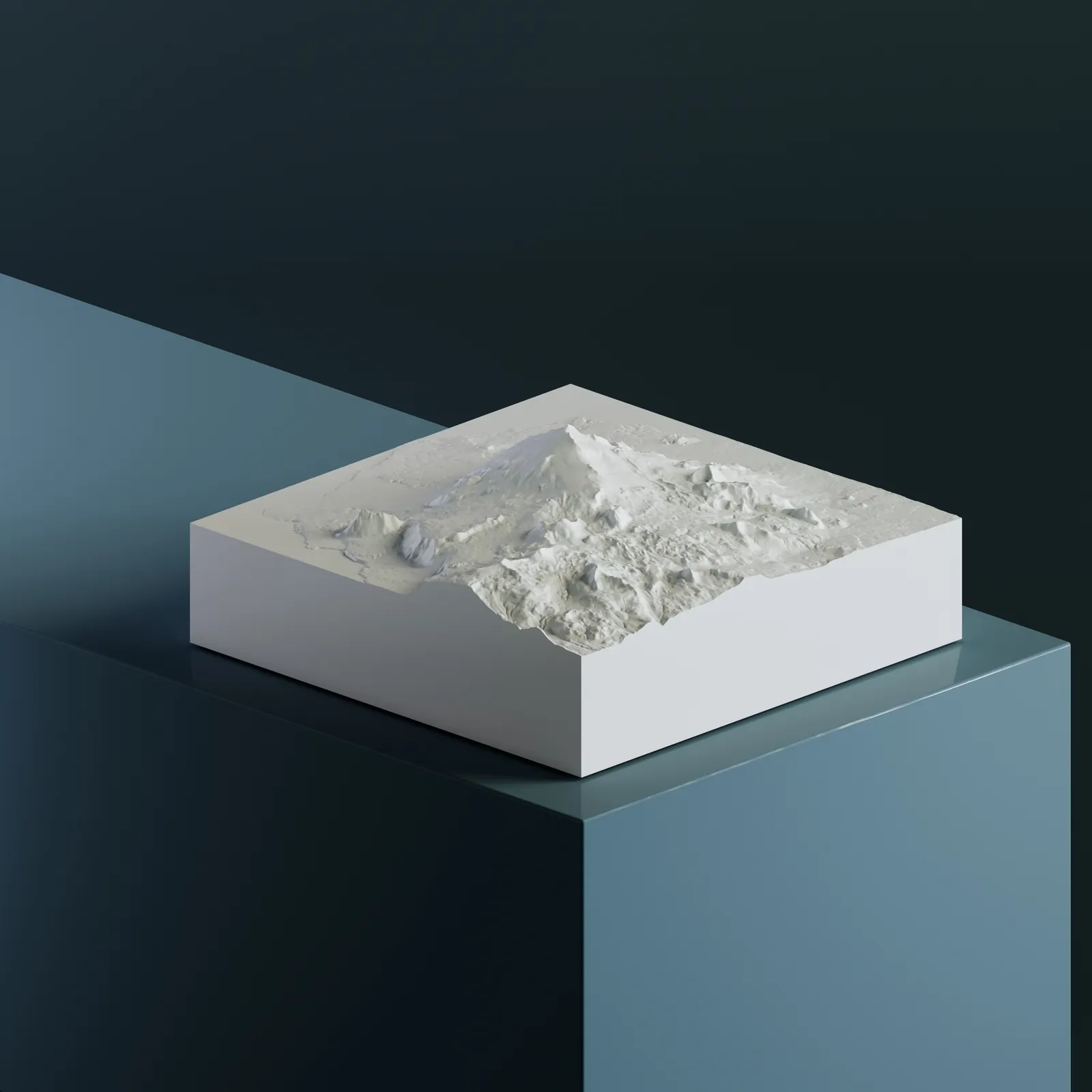 3D-модель Снайфедльсйёкюдль — Исландия